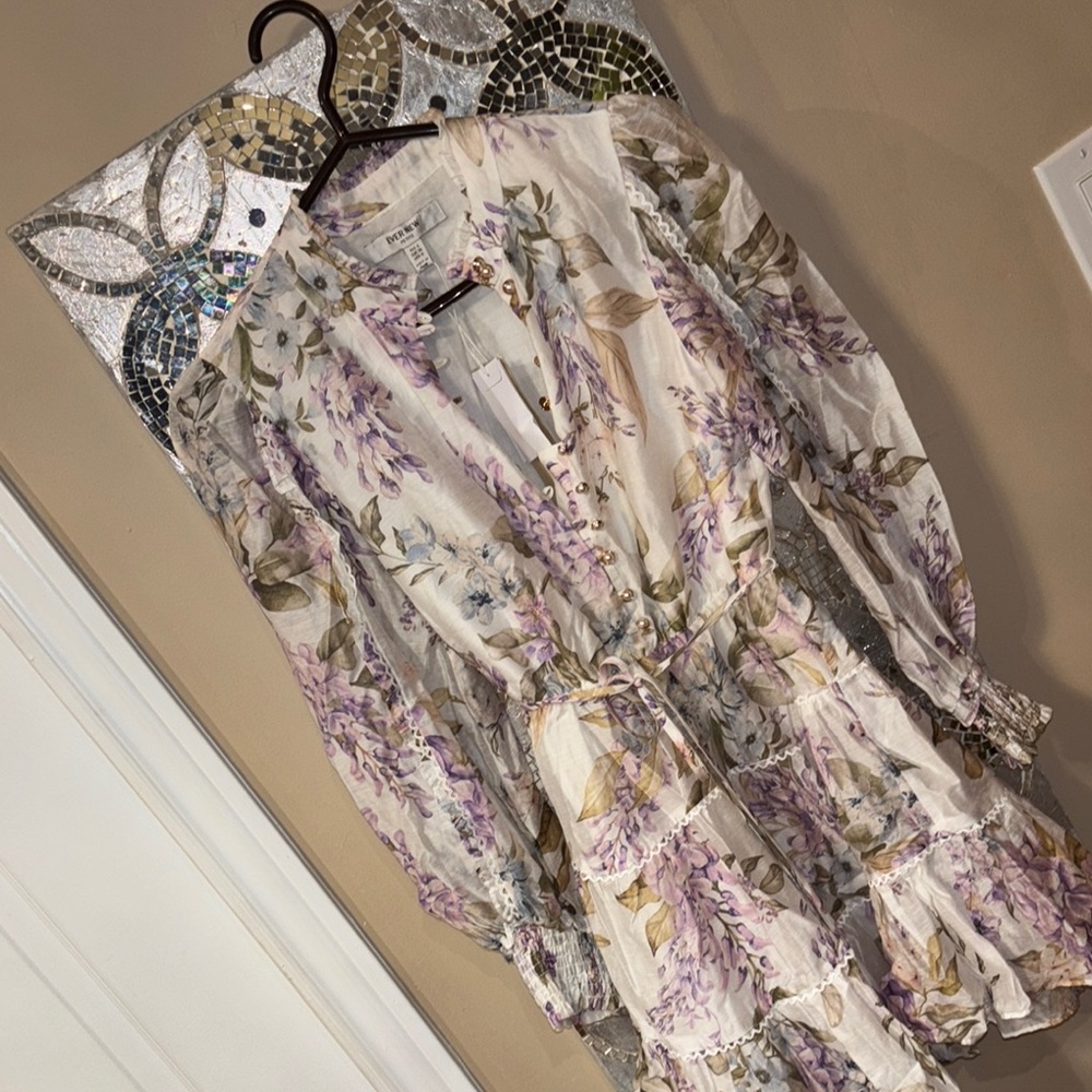 Floral Long Sleeve Dress